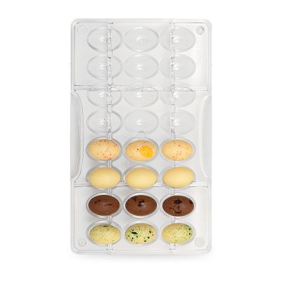 Поликарбонатна форма за шоколад - Little eggs 