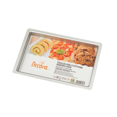 Тава за бисквитки и пица - 28 х 38 х 2,5 h см
