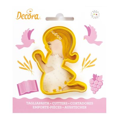 Пластмасов резец - Ангелче - Момиче - Decora