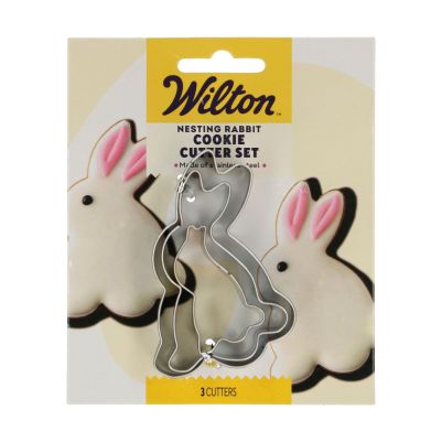 Комплект метални резци - Зайче - 3 броя - Wilton