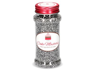 Цветна захар на кристали - Сребърна- 100гр - CakeMasters