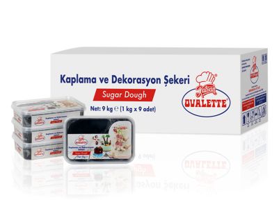 Захарно тесто - Ovalette - Черен- 1 кг