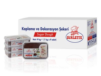 Захарно тесто - Ovalette - Кафяво - 1 кг