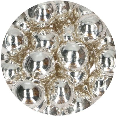Шоколадово криспи - Metallic Silver - 130г - FunCakes 