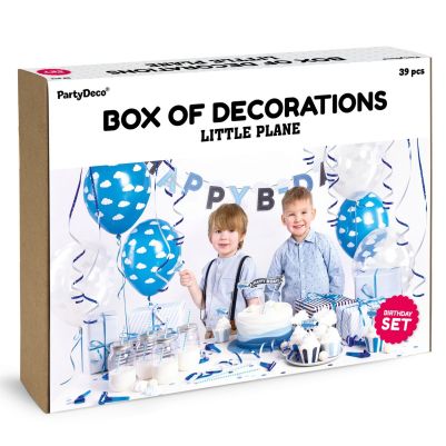 Комплект деколация за рожден ден - Little Plane 