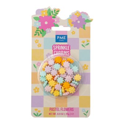 PME Захарни декорации - Пастелни цветя- 25 гр.