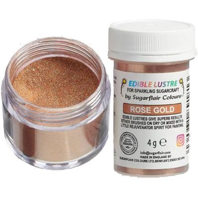 Прахообразна боя - Lustre - Rose Gold - 4гр - Sugarflair