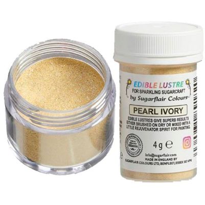 Прахообразна боя - Lustre - Pearl Ivory - 4гр - Sugarflair