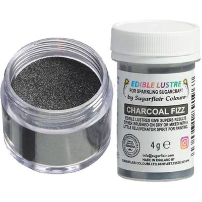 Прахообразна боя - Lustre - Charcoal Fizz - 4гр - Sugarflair