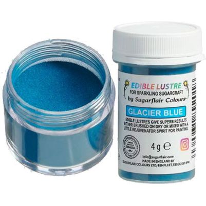 Прахообразна боя - Lustre Glacier Blue - 4гр - Sugarflair
