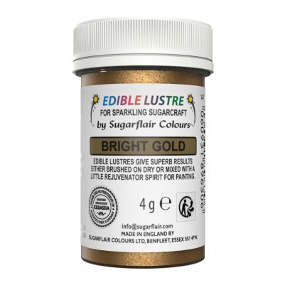 Прахообразна боя - Lustre - Bright Gold - 4гр - Sugarflair