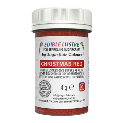 Прахообразна боя - Christmas Red - 4гр - Sugarflair