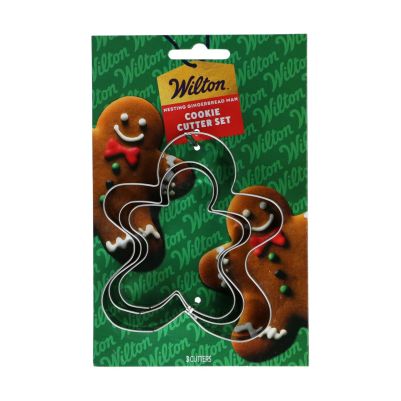 Комплект метални резци - Джинджифилови човечета- 3 броя - Wilton