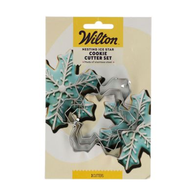 Комплект метални резци - Снежинки - 3 броя - Wilton