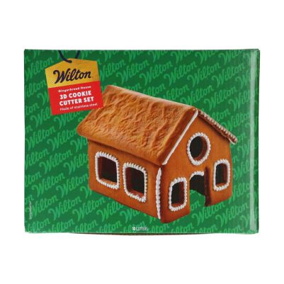 Комплект метални резци - Джинджифилови къщички - 10 броя - Wilton