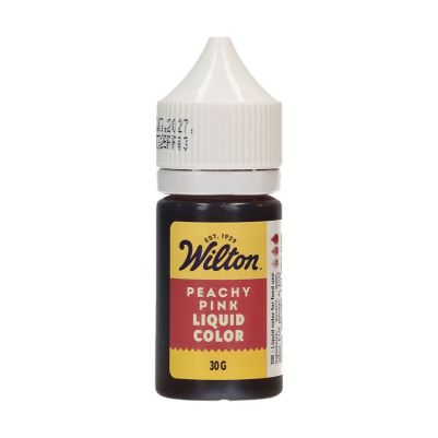 Течна боя - Прасковено розово - 30 g - Wilton