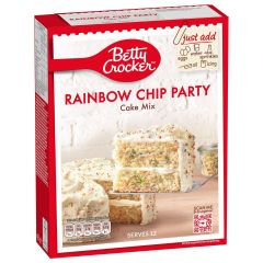 Betty Crocker - Смес за ванилова торта с цветни захарни парченца- 425 g