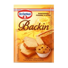 Dr. Oetker - Бакпулвер Backin, 5 × 16 г (80 г)
