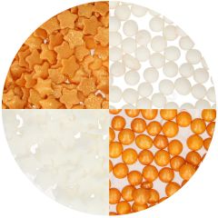 Захарна декорация - 4 в 1 Mix Twinkling Stars - 100 гр - Wilton