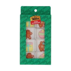 Захарна декорация - Cute Christmas- 8 броя - Wilton