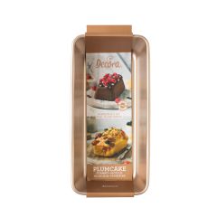 Стоманена тава за печене - 29.5 x 14.8 x 6.5 h cm - RoseGold - Decora