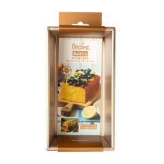 Стоманена тава за печене - 23 x 12.5 xh 7 cm - RoseGold - Decora