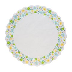 Кръгли хартиени салфетки - Пролетни цветя- 10бр - Decora