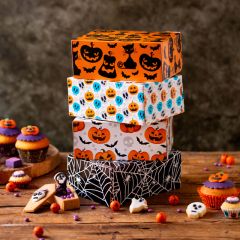 Кутия за сладки - Happy Black Pumpkin - Decora