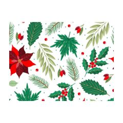 Кутия за бисквитки - 18 х 13,5 х 7,5 см - Коледна звезда