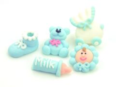 Захарна декорация - It`s a boy - 5 броя - Cake Masters