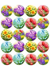 Принт декорация - 8 март - 4