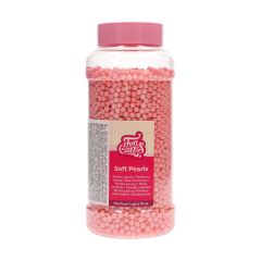 Захарна декорация - Меки перли - Светло розово - 5мм - 80гр - FunCakes