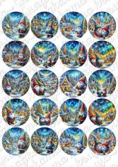 Принт декорация - Коледа 184