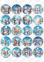 Принт декорация - Коледа 185