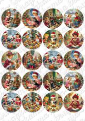 Принт декорация - Коледа 186