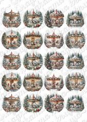 Принт декорация - Коледа 188