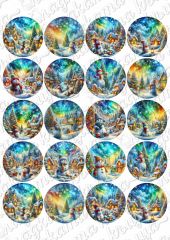 Принт декорация - Коледа 191