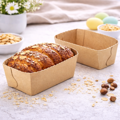 Хартиена форма за печене за хляб и сладкиши - 15,3 x 8,8 x 6 h cm &ndash; 300гр - 5 броя.