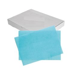 Вафлена хартия - Тънка - Синя - 10 броя