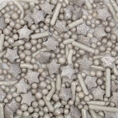 Захарна декорация - Сребърен микс - 76 гр. PME
