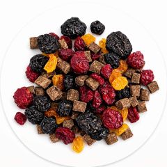 Микс за печене - Черен шоколад и микс сушени плодове- 150 гр