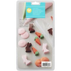 Молд за шоколадови морковчета и зайчета - Wilton