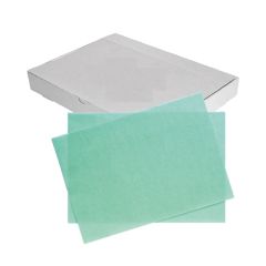 Вафлена хартия - Тънка - Зелена - 10 броя