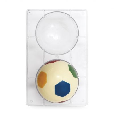 Поликарбонатна форма за шоколад - Футболни топки - XL
