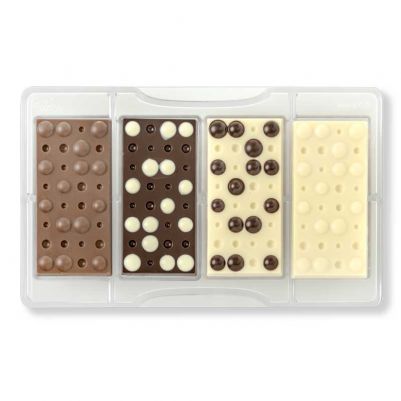 Поликарбонатна форма за шоколадови блокчета - Балончена