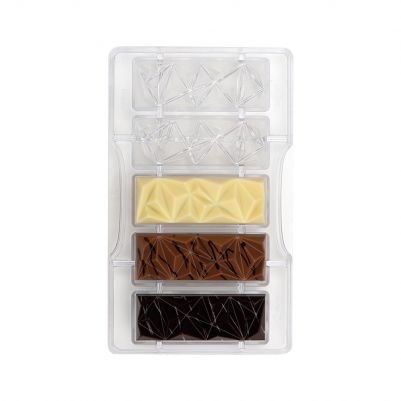 Поликарбонатна форма за шоколад - Шоколадови блокчета Serena