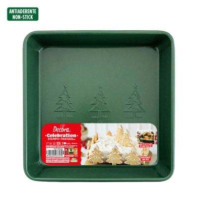 Квадратна тава за печене - Celebration - Зелена