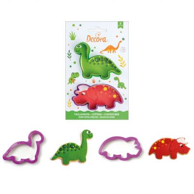Динозаври - Комплект пластмасови резци Decora