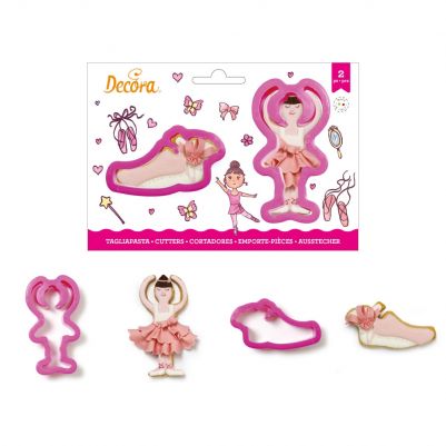 Балерина и обувка - Комплект пластмасови резци Decora
