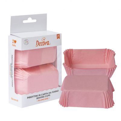 Хартиени форми за мини кексчета - Розови - 36 броя